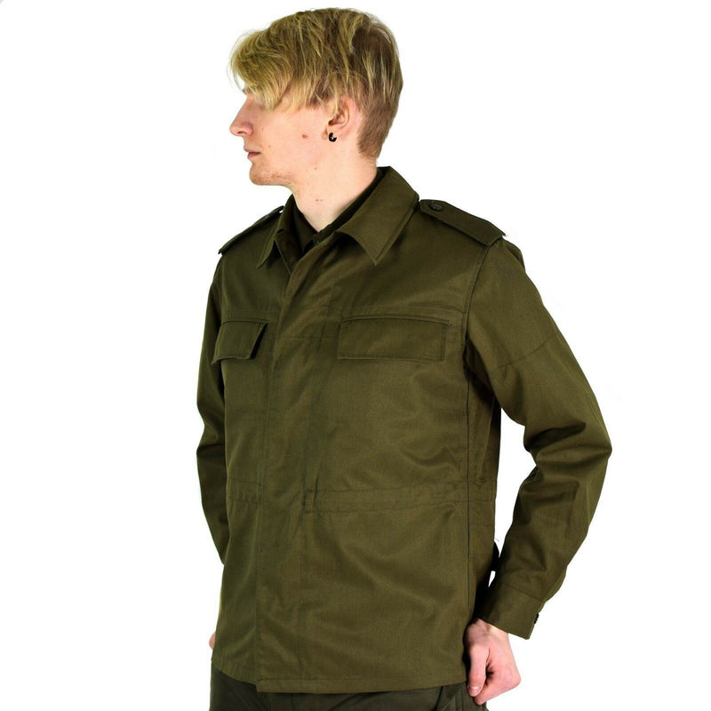 Oryginalna vintage czeska kurtka armii m85 Military Olive Green Military News