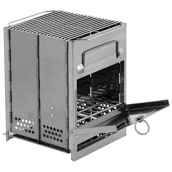 MFH Rocket Stove Stratnie nierdzewne BBQ grill Camping Grill Outdoor BBQ BBQ