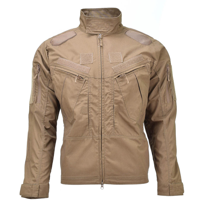 Mil-TEC Style wojskowy Ripstop Dark Coyote Combat Troops Jacket Chimera