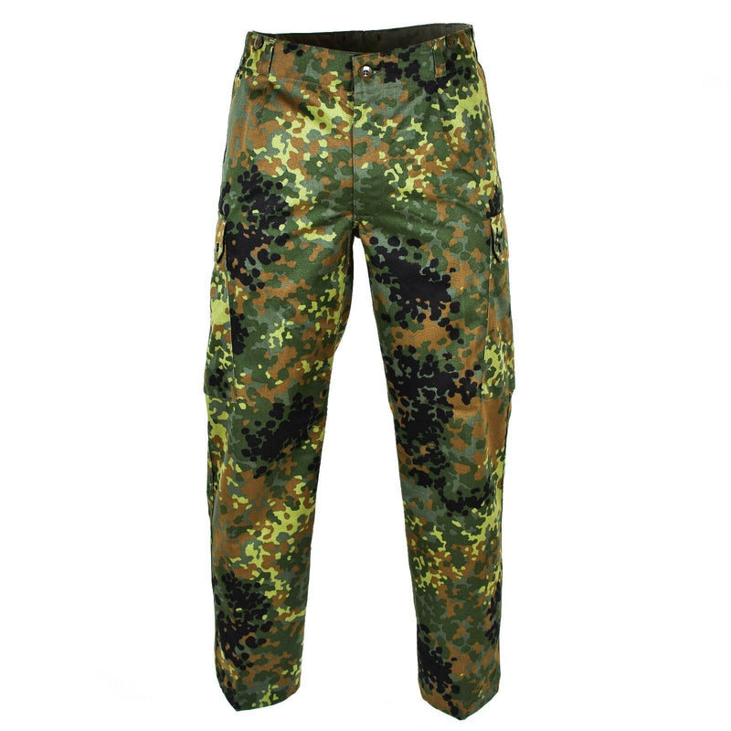 Prawdziwy problem armii niemieckiej Flecklecktarn Pants Field Combat Camo BW spodnie nowe