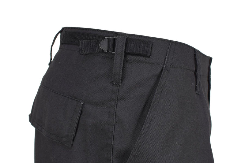 MIL-TEC BRAND WOJSKOWY STYL STYLES Bermuda Bermuda Combat Mundur Army Shorts Black