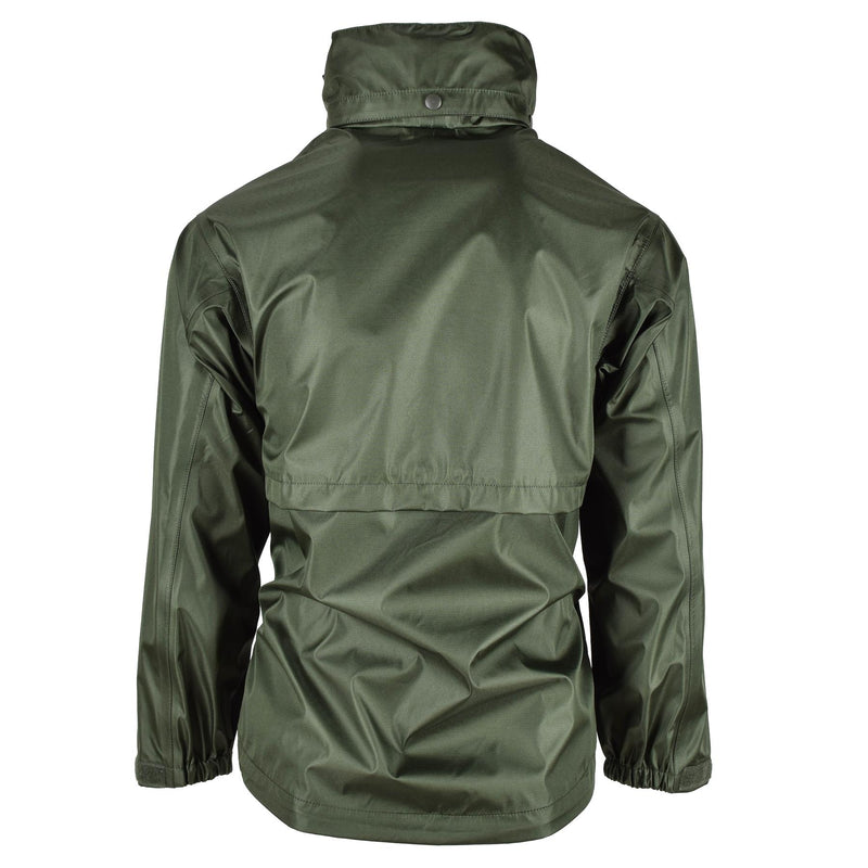 Kurtka marki MIL-TEC Olive Green Waterproof Men Wodoodporna odzież deszczowa