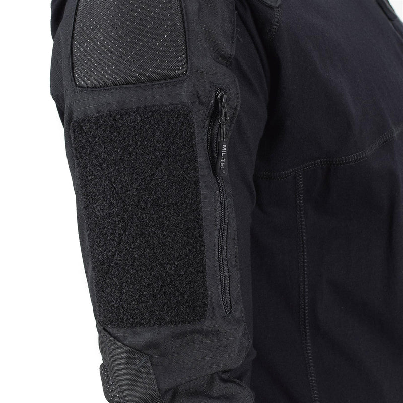 Mil-TEC Wojskowy Style Wojskowy Trwała taktyczna koszula bojowa Chimera Black
