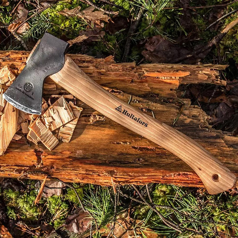 Hultafors Hultan Gardening Axe Carbon Stael Razor Sharp Hatchet Hickory Hickory