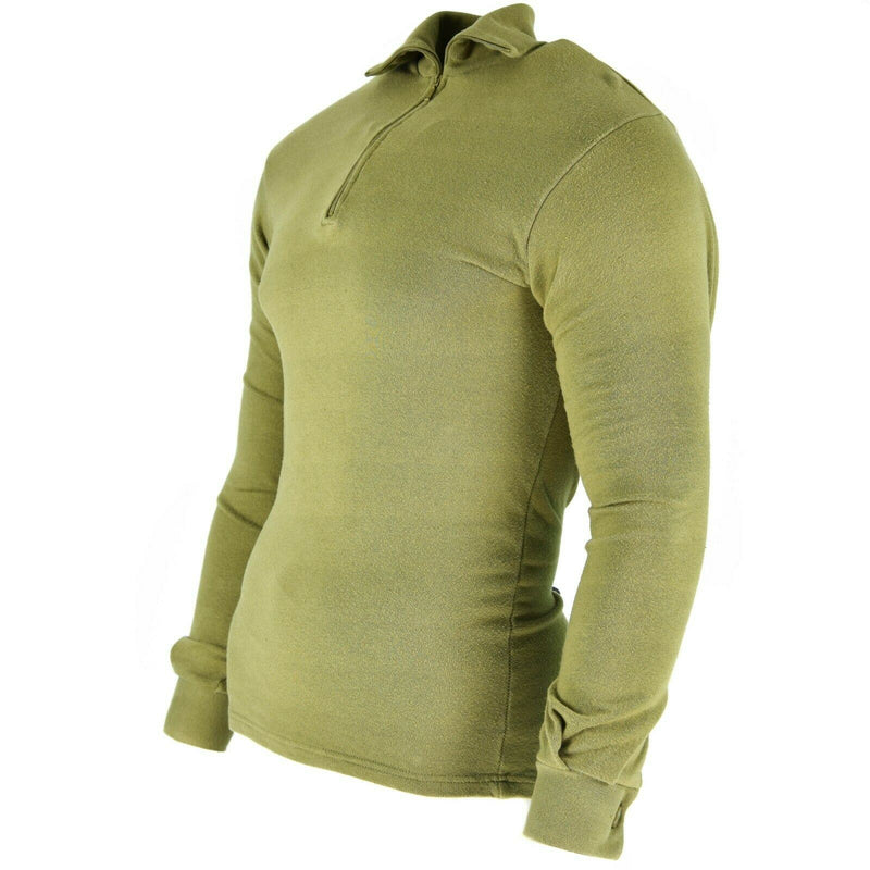 Oryginalna armia brytyjska Tricot Shirt zamek błyskawiczny