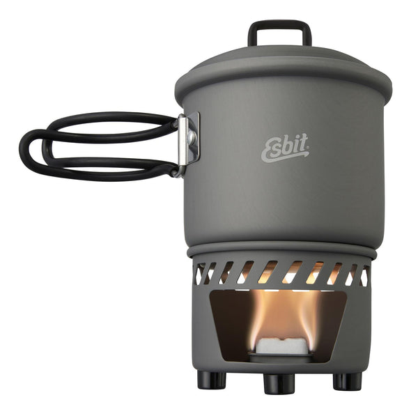 Zestaw do gotowania marki ESBIT STILE PALE CAMPING Survival Water Food Ogrzewanie