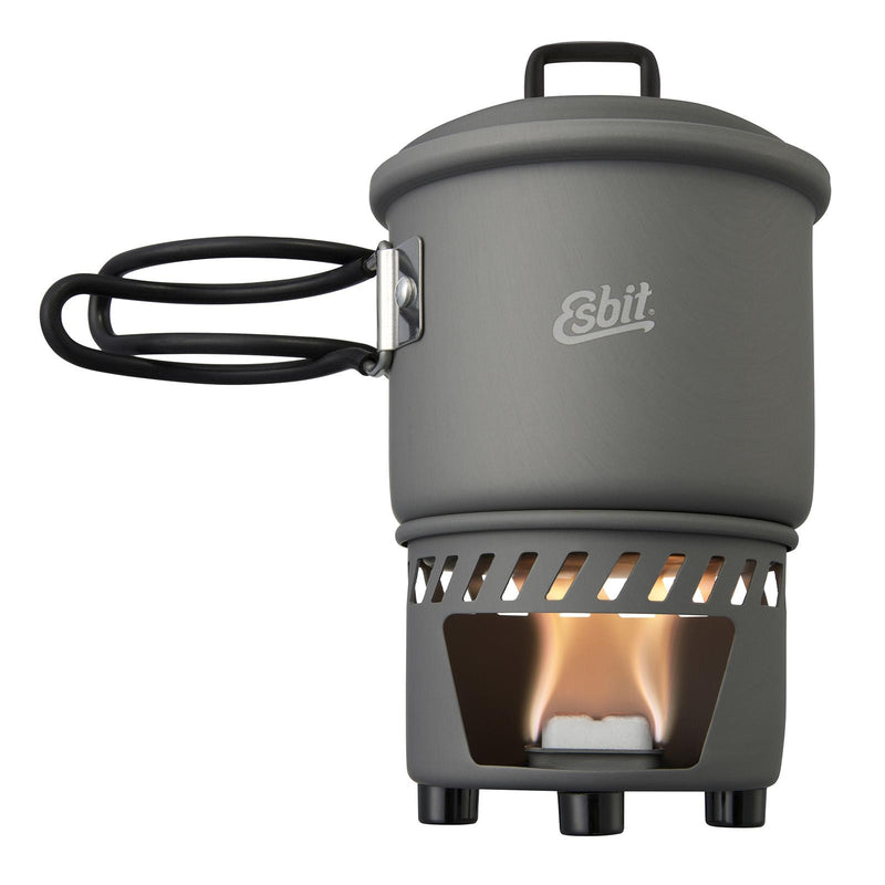 Zestaw do gotowania marki ESBIT STILE PALE CAMPING Survival Water Food Ogrzewanie