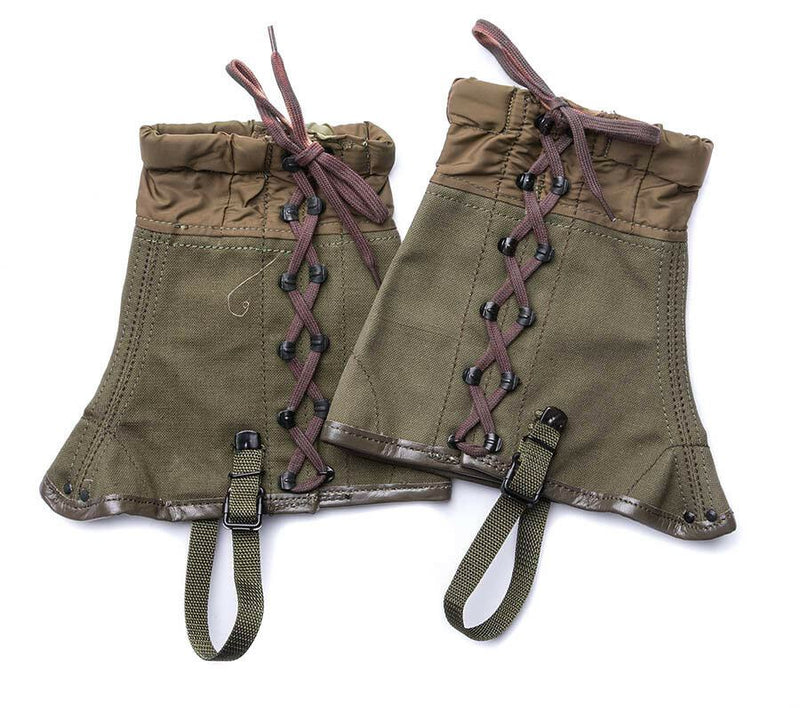 Oryginalne gaiters armii włoskiej płócien