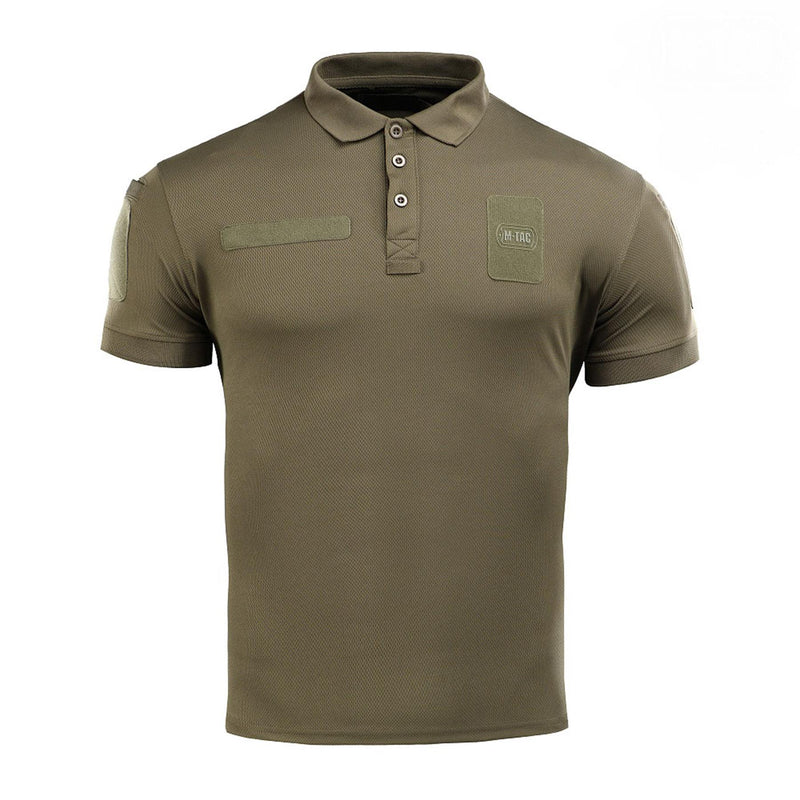 Koszula Polo w stylu wojskowym M-TAC Oddychająca lekka bielizna taktyczna oliwka