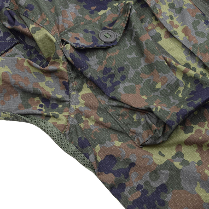 Marka tacgear niemiecka wojskowa kurtka polowa commando żołnierze flecktarn camo