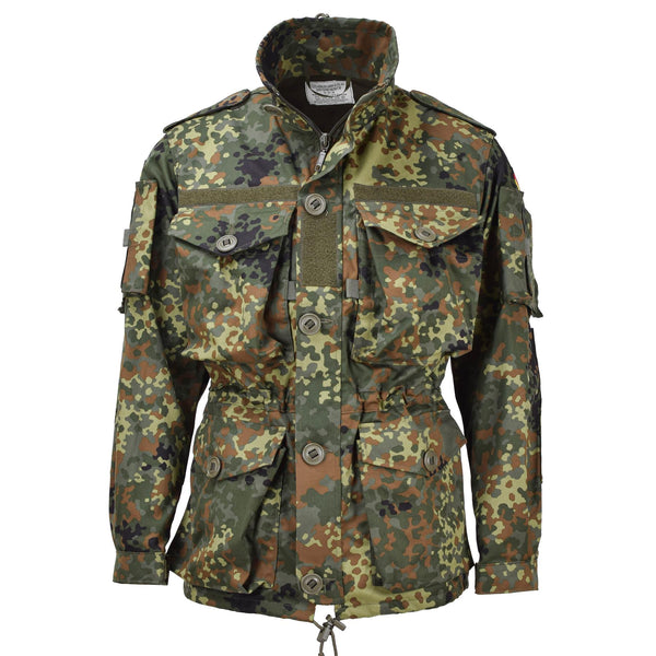 Leo Kohler Wojskowy Wojskowy Kurtka taktyczna lekka fleksyjna flecktarn Cecktarn Camo