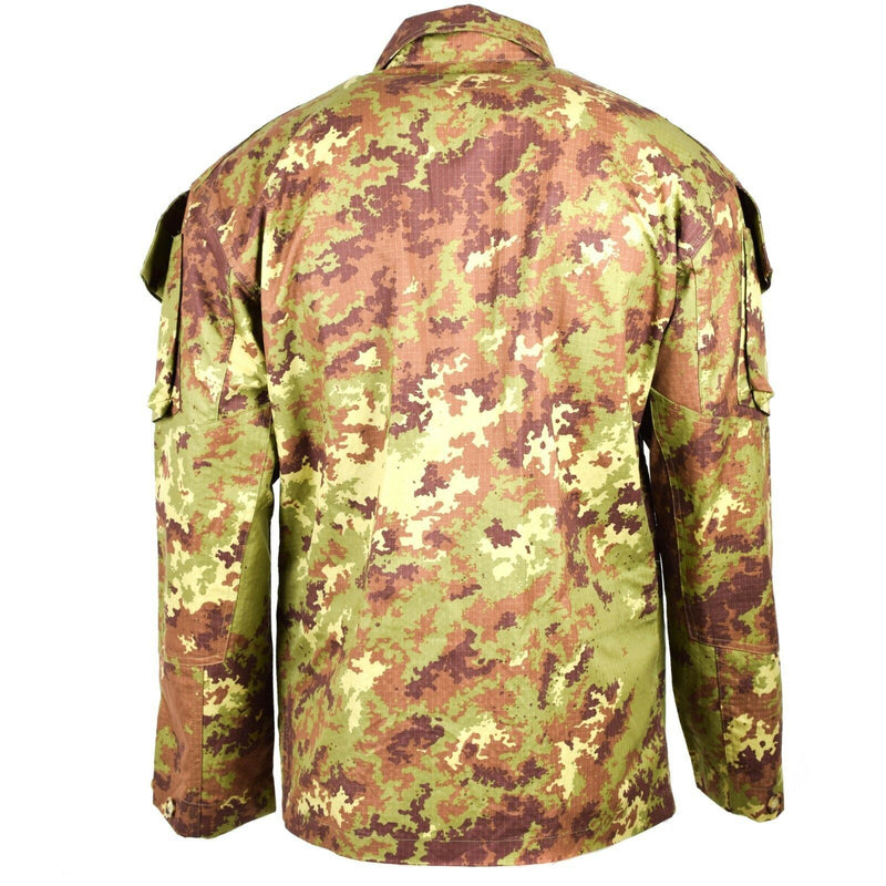 Oryginalna armia włoska rip stop camo acu kurtka bojowa koszula nowa nowa