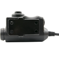 Earmor M52-KEN Adapter PTT Kenwood Baofeng Radio Słuchawki Taktyczne Czarne