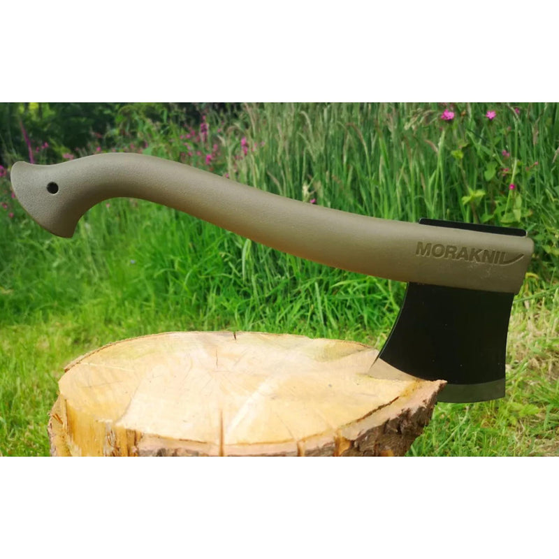 Morakniv Lightweight Axe 1991 Bushcraft Hatchet Borowe głowica skórzana osłona