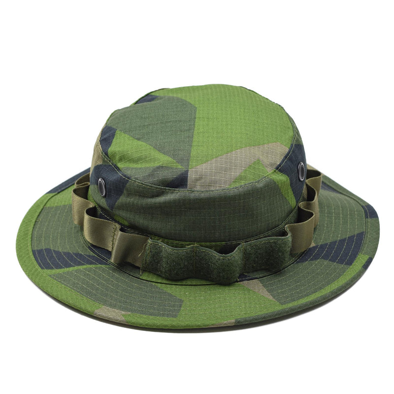 Tacgear Marka Szwedzki styl wojskowy BOONIE HAT Splinter Camo Ripstop Wide Brim