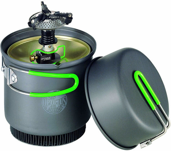 Optimus Crux Weekender On gotował system gazowy piec kemping pieszo pieszcze Burner Burner