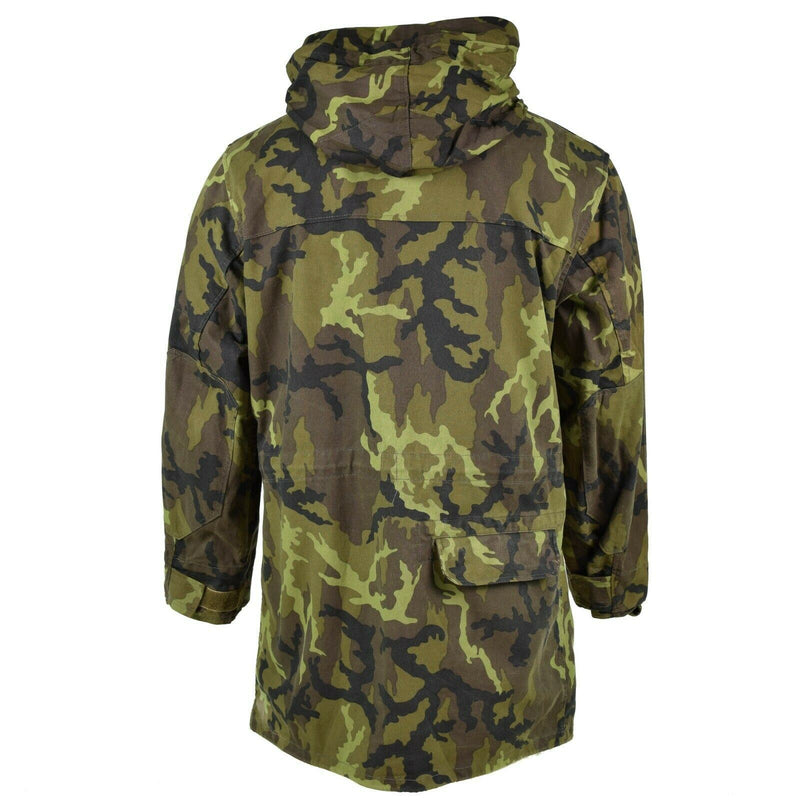 Oryginalny czeski armia wojskowa walka cz 95 Camo Field Jacket Parka Hooded