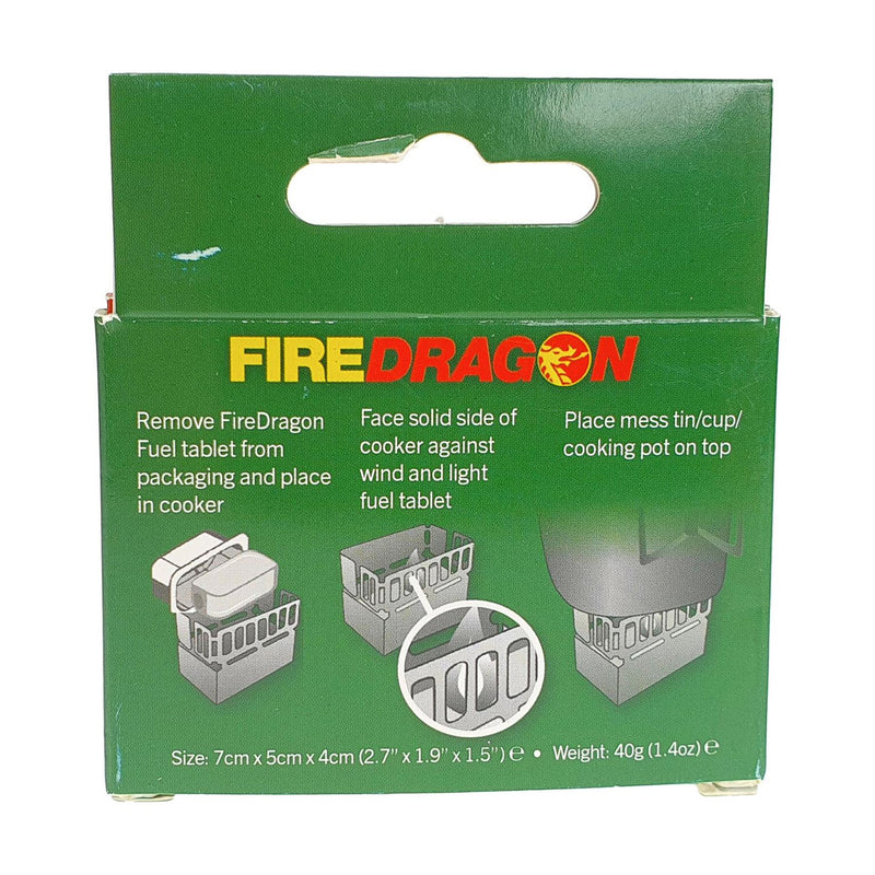 BCB Firedragon Mini Cooker Outdoor Solidne aluminiowe kemping pieszy na wędrówkę