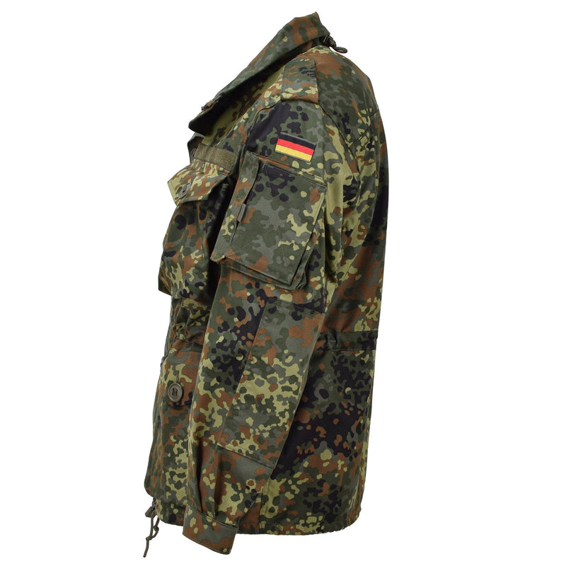 Leo Kohler Wojskowy Wojskowy Kurtka taktyczna lekka fleksyjna flecktarn Cecktarn Camo