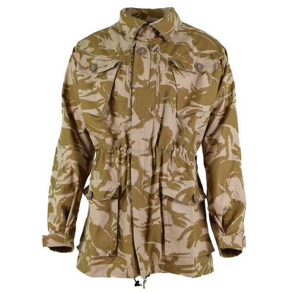 Oryginalna brytyjska kurtka armii Smock Desert Camo Ripstop Parca Wojskowe wydanie NOWOŚĆ