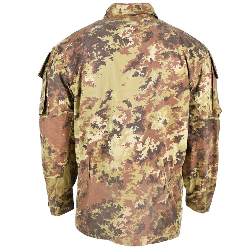 Oryginalna armia włoskiej RIP STOP Vegetato Camo Acu Acu Kurtka bojowa bluzka