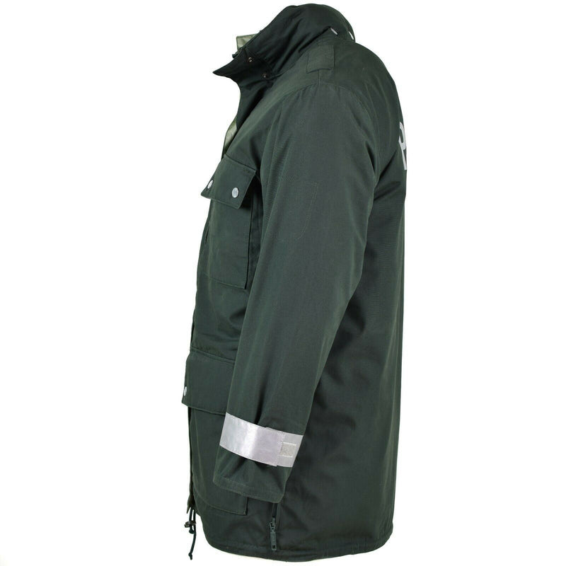 Oryginalna niemiecka kurtka policyjna Goretex Green Waterproof BGS Parkha Border Guard