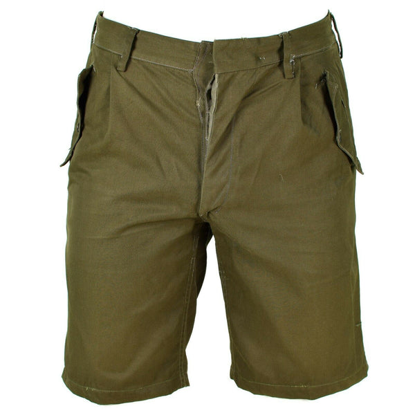 Oryginalne szorty armii włoskiej Olive Chino Military Field Bermuda Vintage BDU