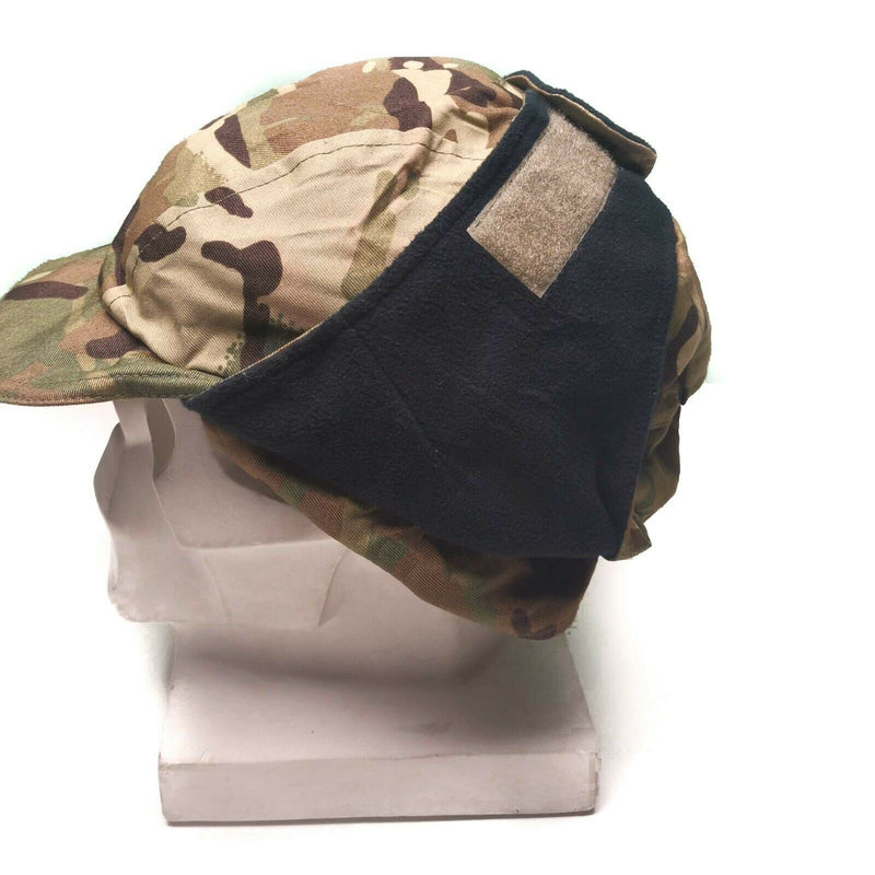 Oryginalna armia brytyjska mtp camo wodoodporna Gore Tex Cap wyłożona zimna pogoda kapelusz nowy