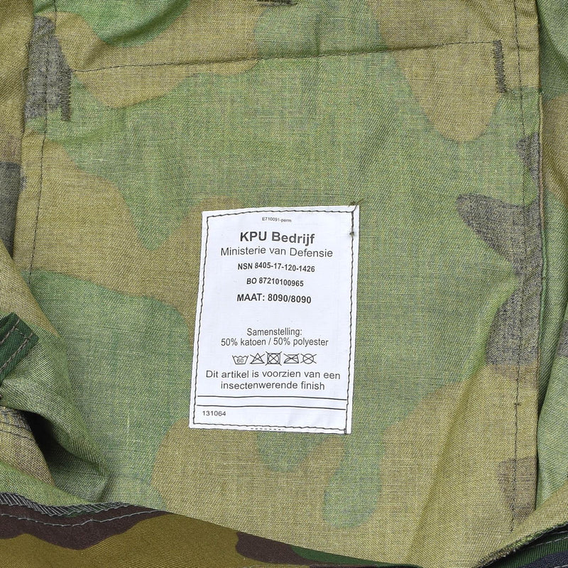 Genuine Dutch Military tactical pants reinforced combat trousers jungle camo NEW - GoMilitar