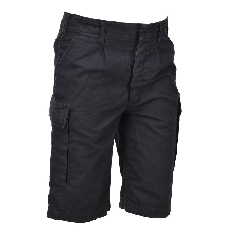 LEO KOHLER Personel wojskowy Bermuda Shorts Kolan Perm Shorking Shorts Black