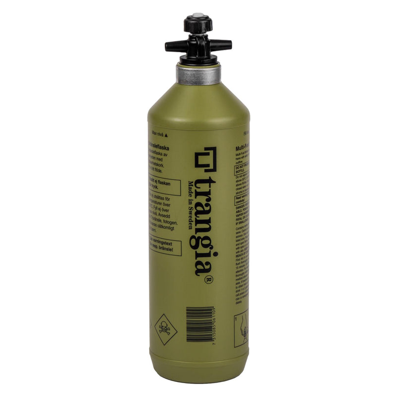 Trangia płynowa butelka paliwa Burner Burner Polyetherlelen Folask Outdoor Turining Olive