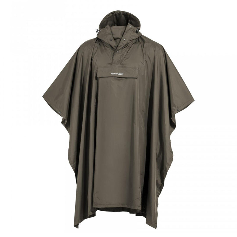 Pentagon CloudBurst Paknable Poncho Waterproof Oddychające oddychające detale odblaskowe