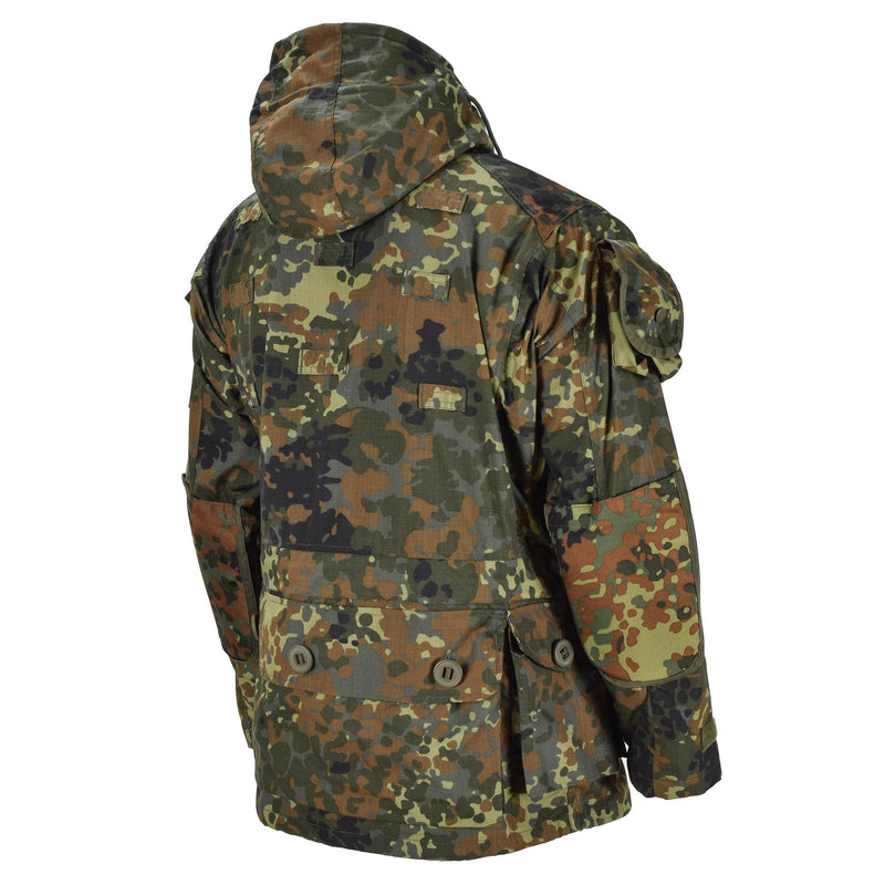 Kurtka marki MIL-TEC Ripstop Smock Niemiecka armia Flecklerktarn Camo Parka Men's Wear