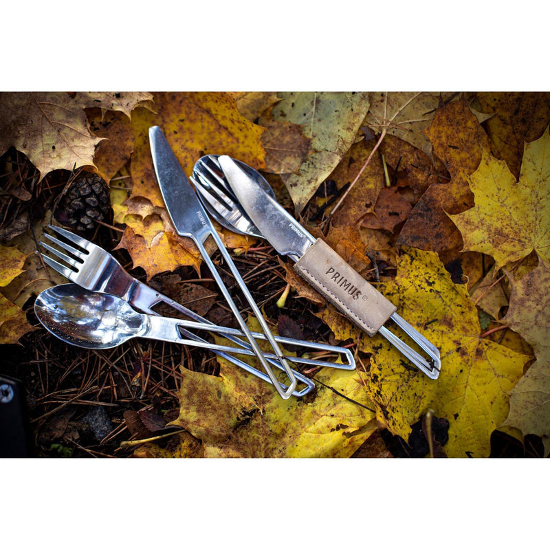 Primus Conffire Cutlery Ustaw lekkie przybory turystyczne stali nierdzewnej