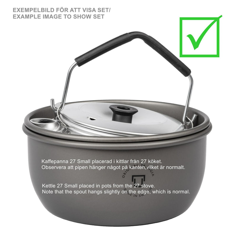 Trangia 0,6L Kettle pokrywka aluminiowa lekka składana uchwyt gotowanie kempingowe