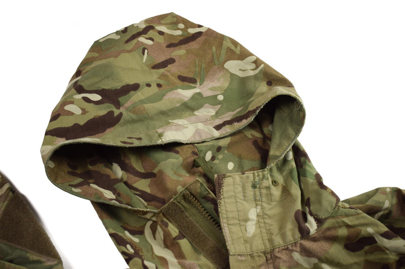 Oryginalna brytyjska armia wojskowa mtp kurtka Parka Smock Windproof z kapturem