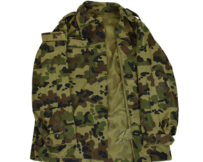 Oryginalna rumuńska kurtka polowa wojskowa BDU M93 Camo liść walka wojskowa