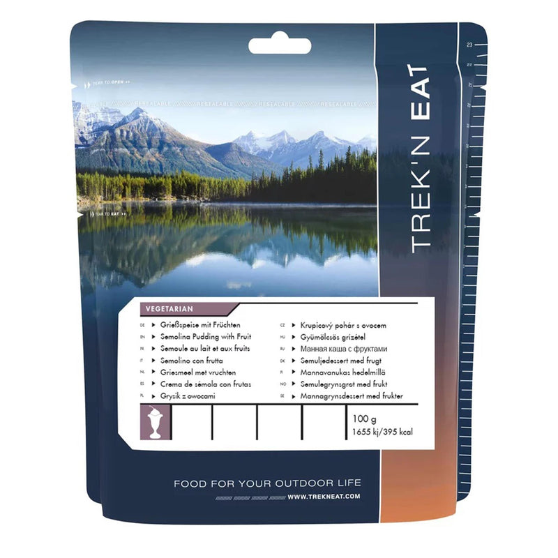 Trek'n Eat Desser Mosił Semolina Pudding Camping Outdoor Mre Survival Pack