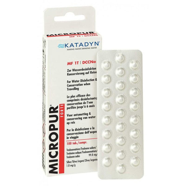 Katadyn Micropur Forte MF 1T/100 Water Tabletki Pakiet 4x25 NOWOŚĆ
