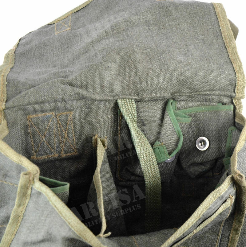 Oryginalny polski armia haversack płótna torba na ramię