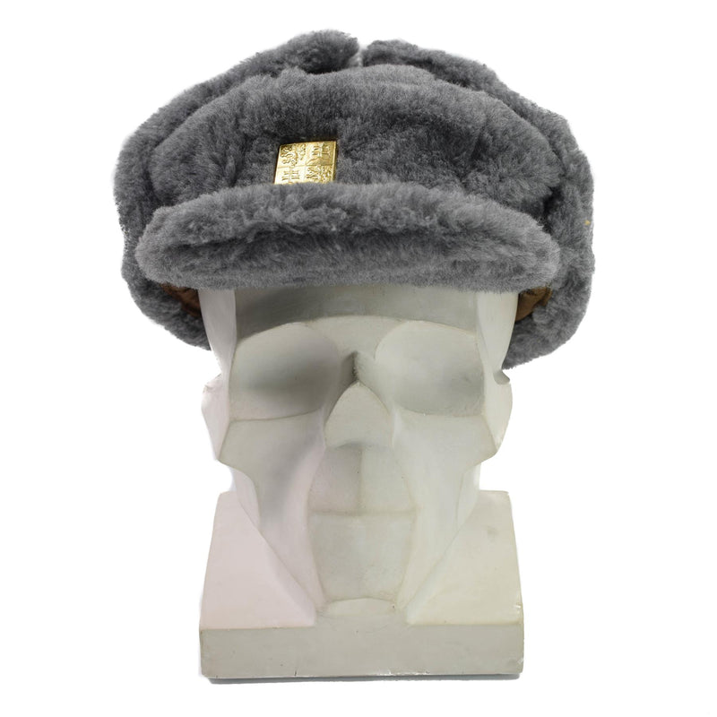 Oryginalny Czapka Zimowa armia Czech Zimna pogoda Faux Furflap Cap Problem