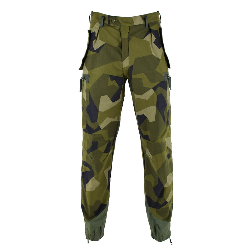 Oryginalne szwedzkie wojskowe spodnie M90 ​​Splinter Camouflage Field Field Walka BDU
