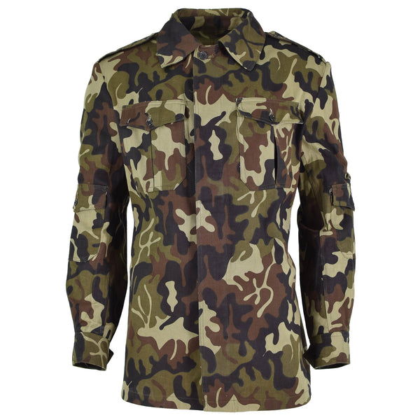 Oryginalna kurtka polowa oddziałów rumuńskich M93 Camo Leaf BDU Parkha Wojskowe wydanie
