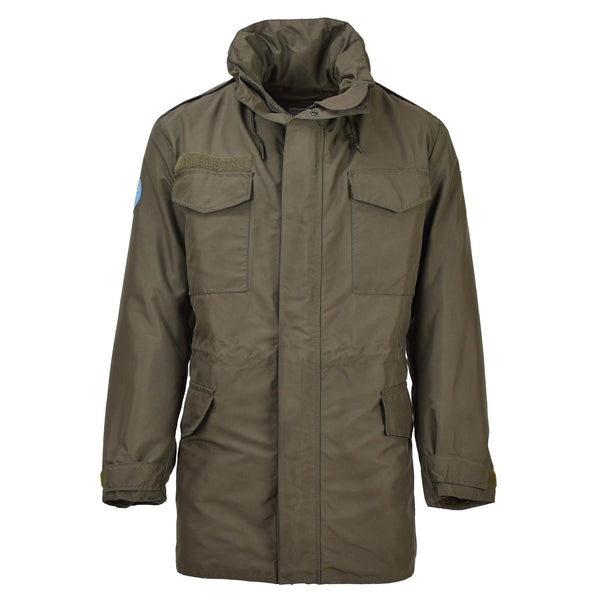Oryginalny austriacki wojskowy Gore-Tex Parkana W liniowiec JUSZCZES RAIN Casual Formal