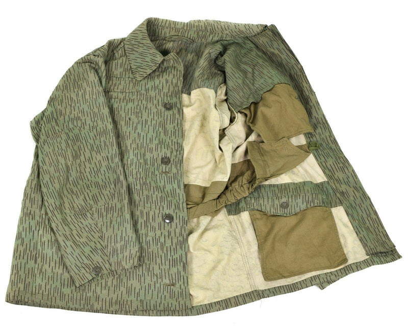 Oryginalny czeski armia wojskowa M60 Field Jacket Parma Rain Drop Camuflage