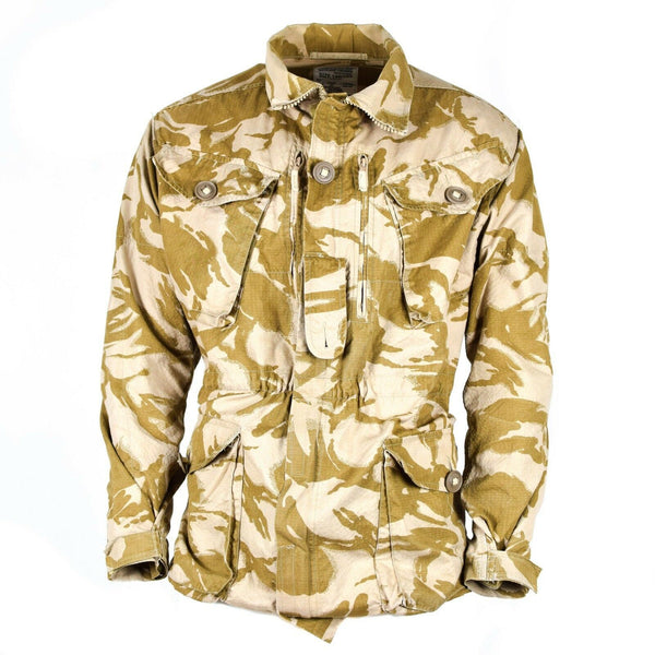 Oryginalna brytyjska armia wojskowa Pustynna Kurtka Parka 95 Smock Rip Stop