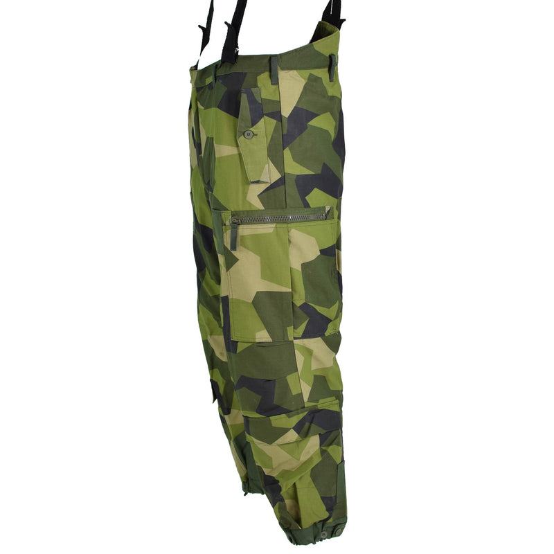 Oryginalne szwedzkie spodnie termiczne cysterny M90 Splinter Camouflage BDU spodnie nowe