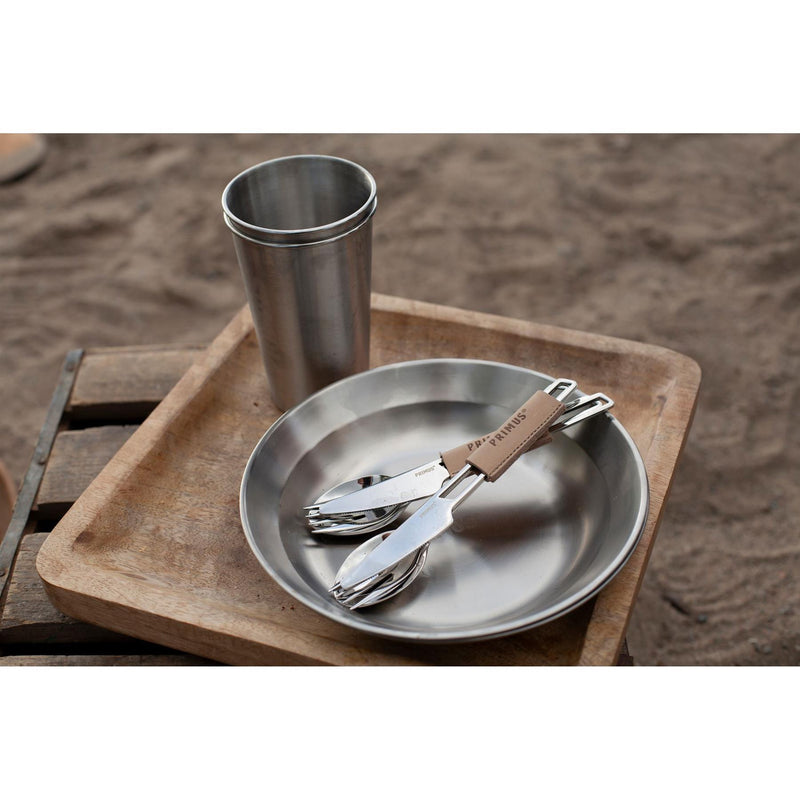 Primus Conffire Cutlery Ustaw lekkie przybory turystyczne stali nierdzewnej