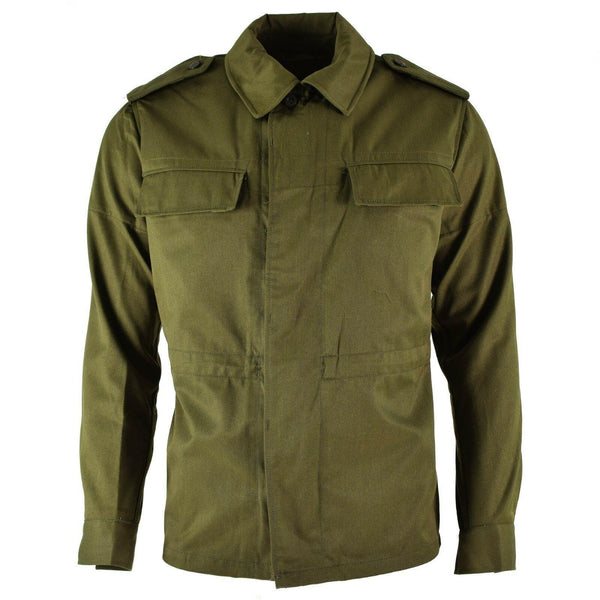 Oryginalna vintage czeska kurtka pola armia M85 Wojskowe Olive Green Military CZ