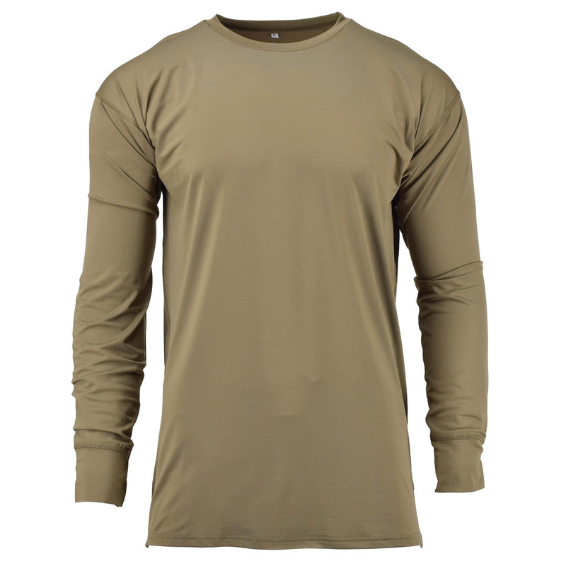 Oryginalny armia brytyjska MTP Undershirt Brown Wojskowy nadwyżka nowa